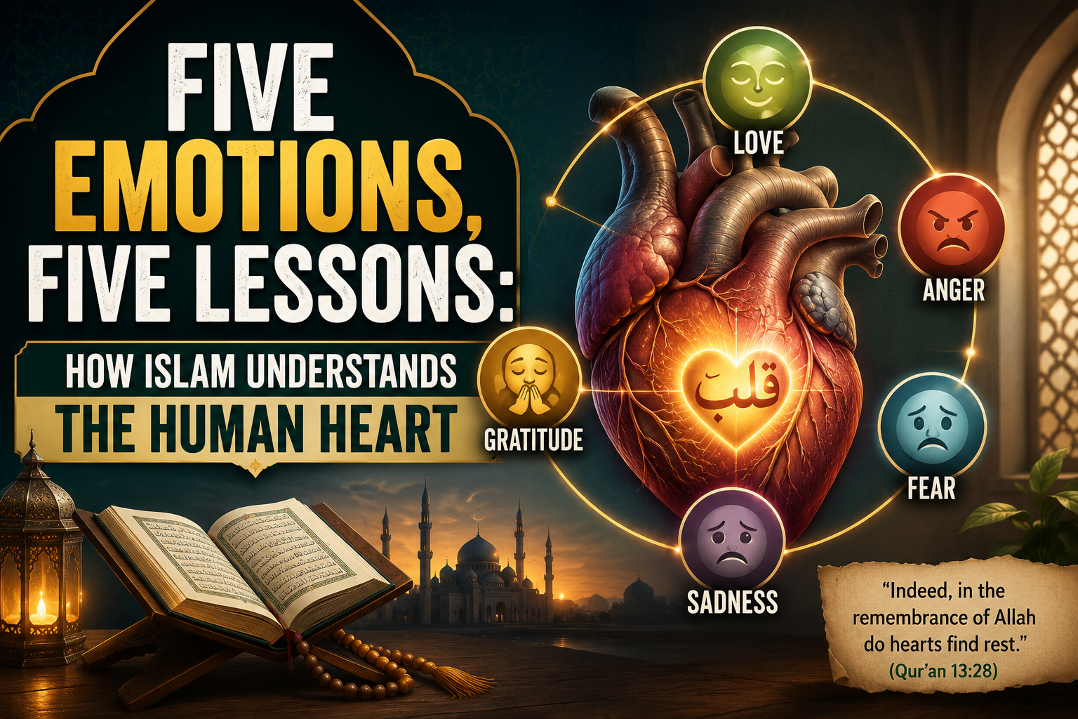 Five Emotions, Five Lessons: How Islam Understands the Human Heart