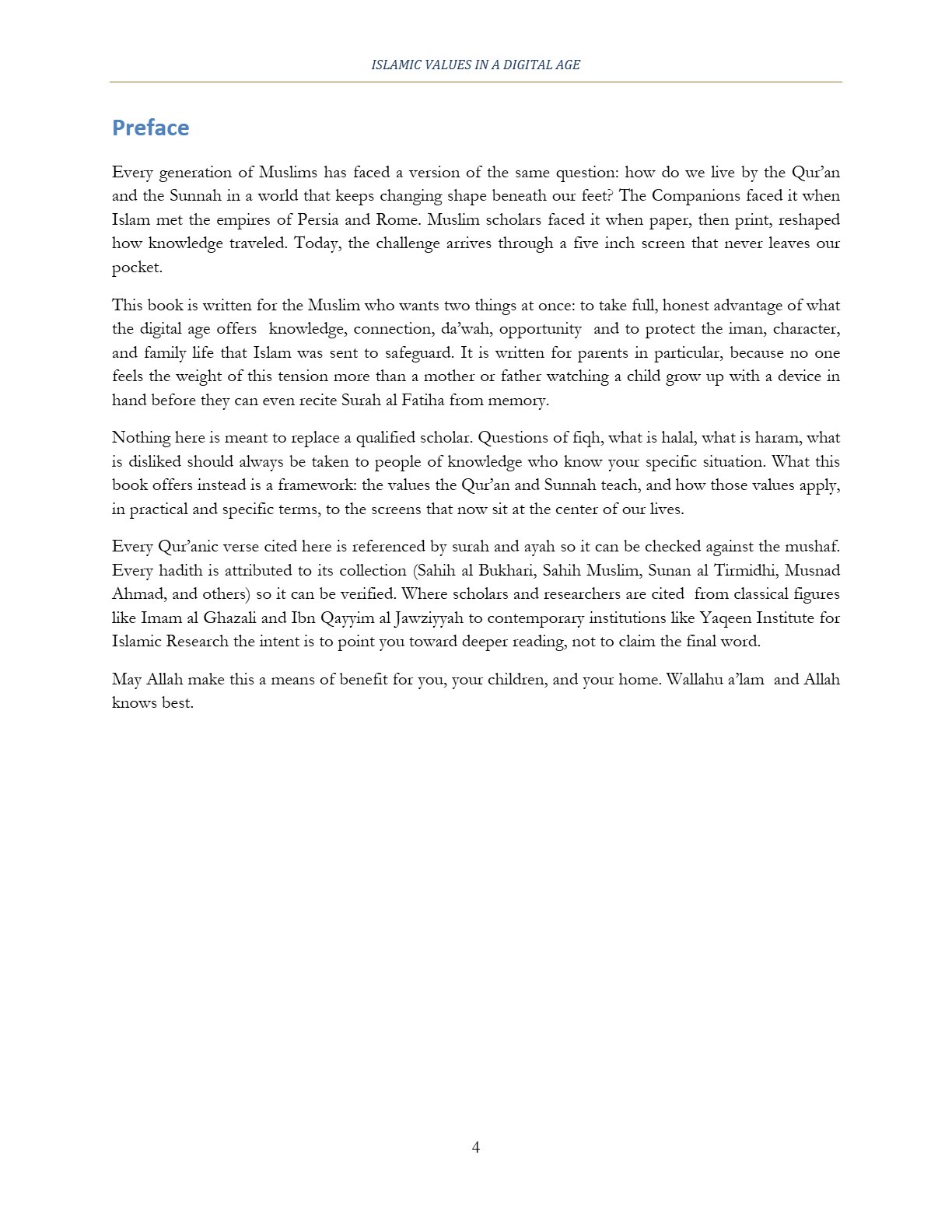 Page 4 of Islamic values in a digital Age
