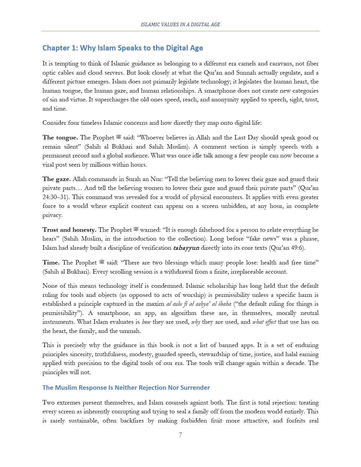 Page 7 of Islamic values in a digital Age